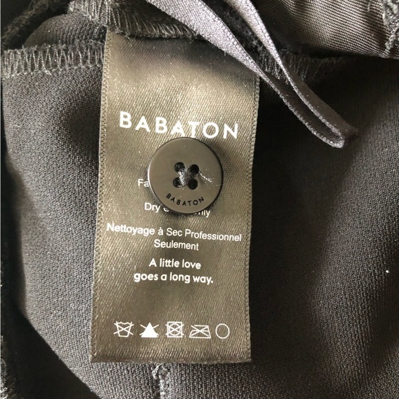 Aritzia Babaton Jermaine Pants Made with Japanese Fabric in Black Size 4 - Picture 10 of 16